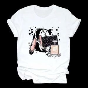 New T-shirt Perfume #5 Luxury Brand